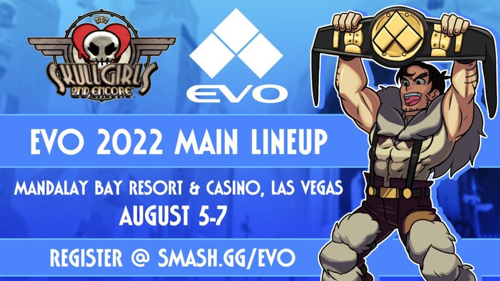 EVO2022の種目に『メルティブラッドタイプルミナ』が採用されました